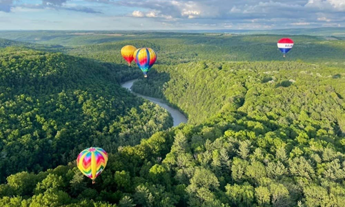 Hot Air Ballooning in Pench National Park